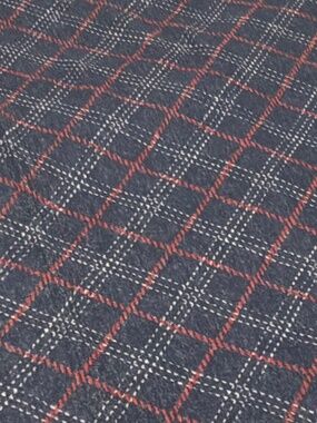 David Fussenegger Plaid Throw Blanket Made in Austria u9” x 54”